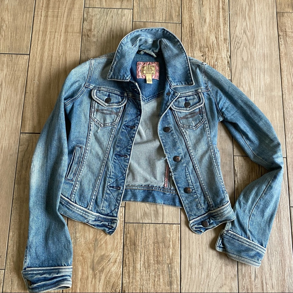 Vintage Abercrombie denim jacket size small
